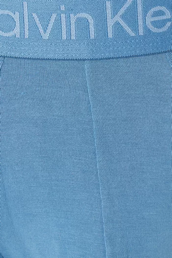 طقم بوكسر بشعار الماركة قطن، 3 قطع