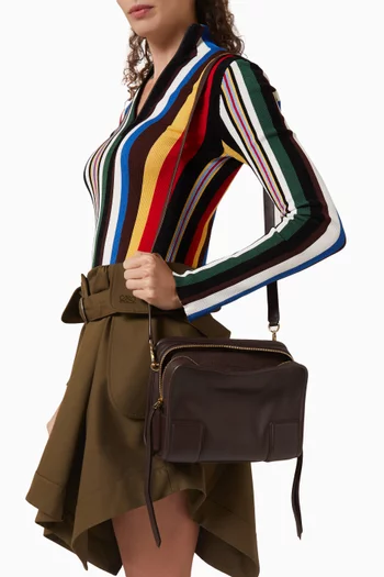 حقيبة كتف امازونا 180 صغيرة جلد