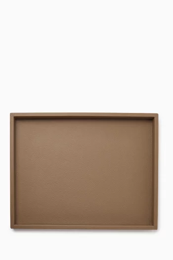 Medium Osvaldo Tray in Leather