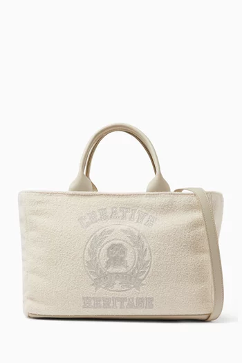 French Embroidered Top-handle Bag