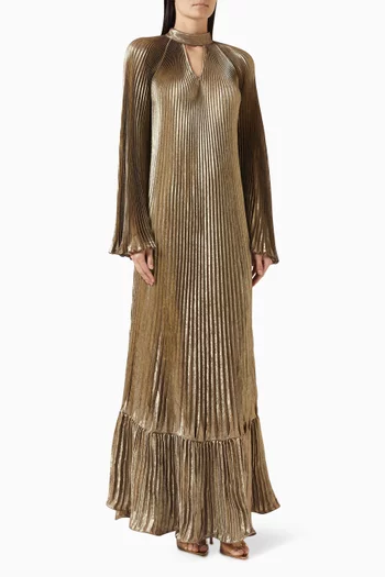 Halo Pleated Gown