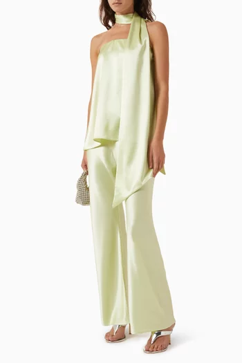 بلوزة زيلدا بوشاح ستان