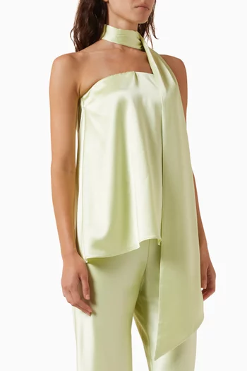 بلوزة زيلدا بوشاح ستان