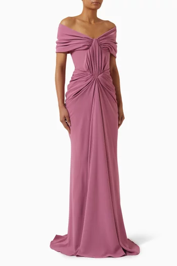 Dalila Off-shoulder Gown
