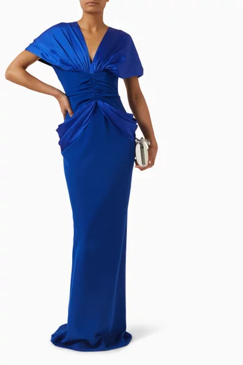 Jouri Ruched-waist Dress