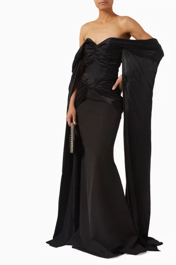 Saliya Off-shoulder Gown