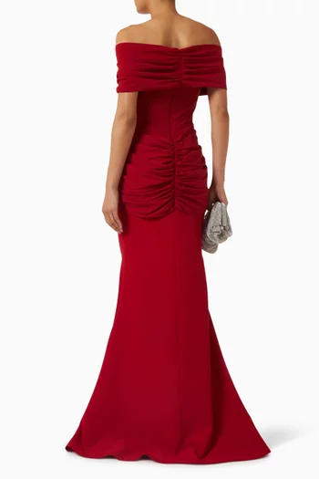 Dalila Off-shoulder Gown
