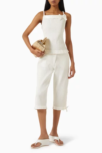 Pantacourt Audrey Floral Capri Pants