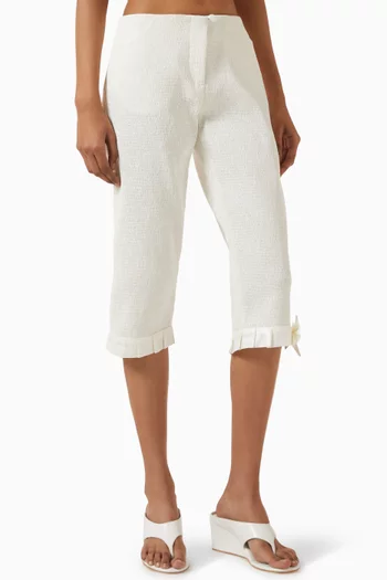 Pantacourt Audrey Floral Capri Pants