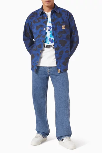 Camo-work Shirt in Denim