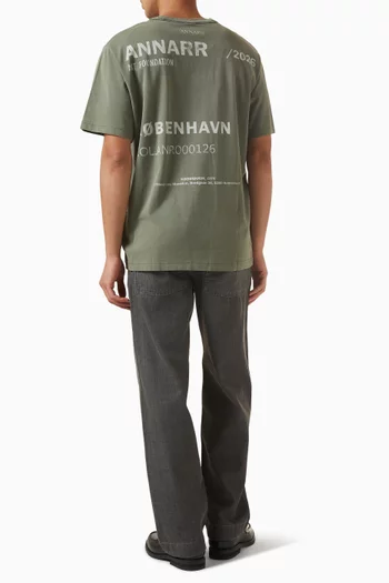 Printed T-shirt in Cotton