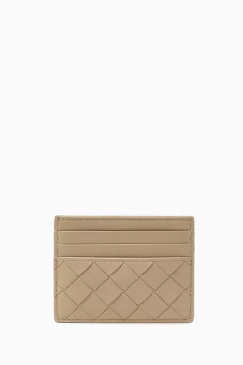 Credit Card Case in Intrecciato Nappa Leather