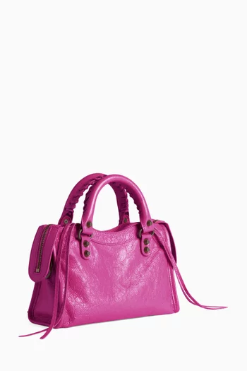 Mini Le City Bag in Arena Lambskin
