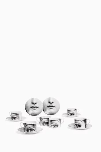 Tema e Variazioni No.1 Tea Cups & Saucers, Set of 6