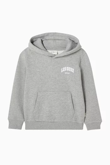 كنزة بغطاء رأس هوب قطن عضوي