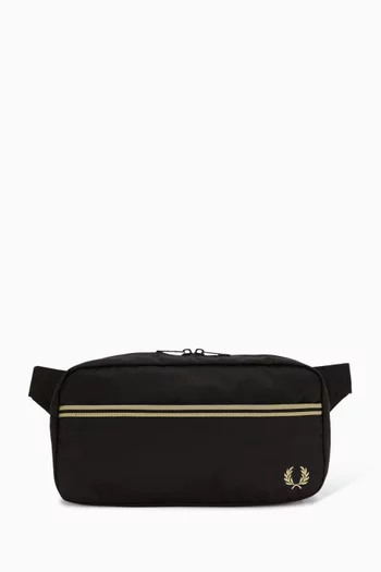 حقيبة كروس بشريط مخطط نايلون