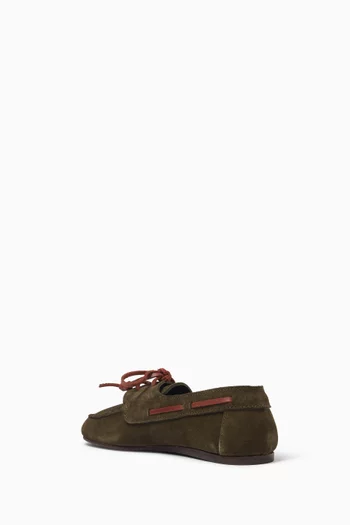 Pliario Boat Shoes in Suede