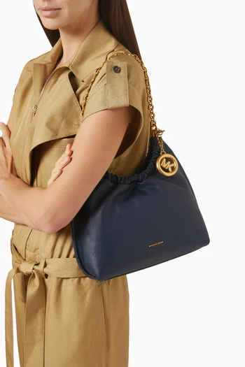 Medium Indie Pouchette Bag in Leather