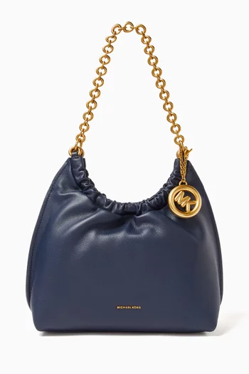 Medium Indie Pouchette Bag in Leather