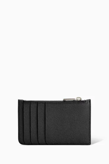 حافظة بطاقات جلد