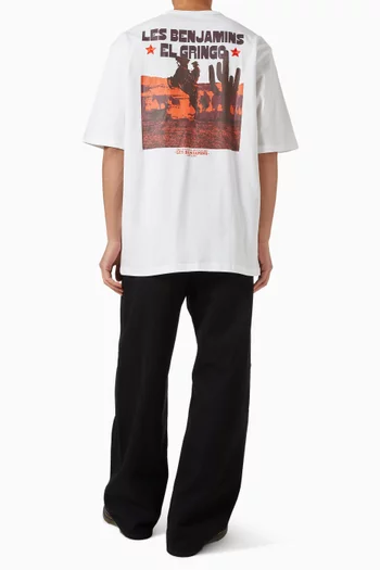 تي شيرت 003‏ بطبعة قطن