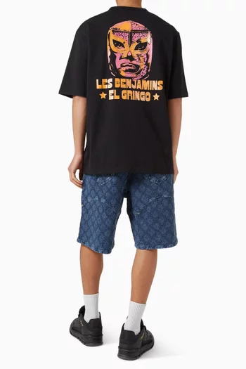 تي شيرت 006‏ بطبعة قطن