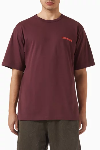 تي شيرت 008 بقصة فضفاضة قطن