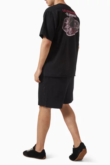 تي شيرت 018 بقصة فضفاضة قطن