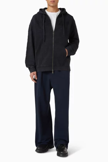 001 Zip Hoodie in Cotton-fleece