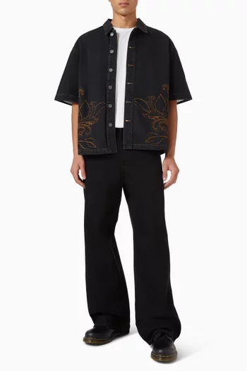 قميص 020‏ مطرز دينم