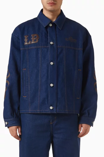 جاكيت 004 بشعار الماركة دينم