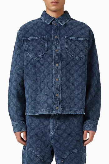 جاكيت 025 بملمس بارز دينم