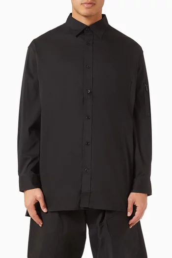 Long-sleeve Shirt in Cotton-blend