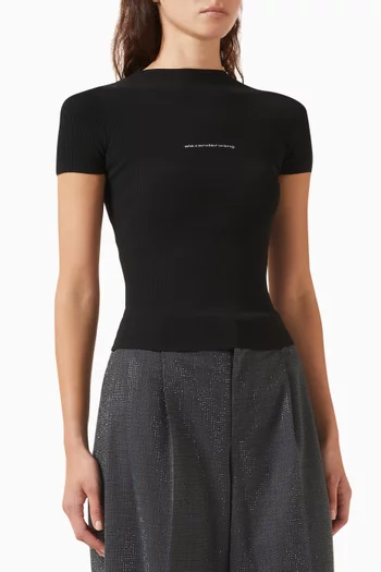 Ribbed T-shirt