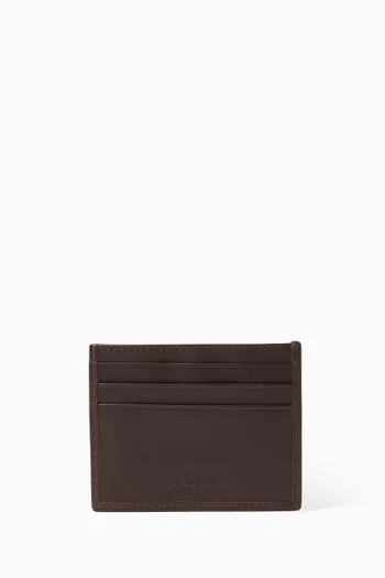 حافظة بطاقات مزينة بدب بولو جلد