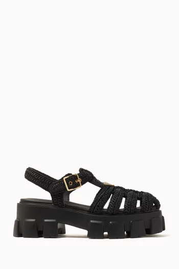 Monolith 55 Crochet Cage Sandals