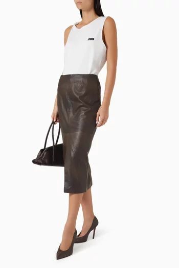 Logo Tank Top in Cotton-jersey