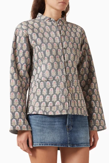 جاكيت سانفي بتصميم مبطّن بوجهين