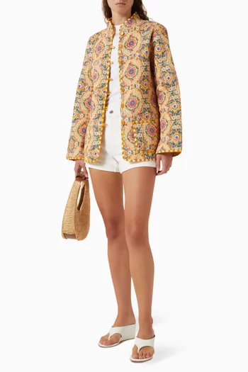 جاكيت ريا بتصميم مبطّن بوجهين