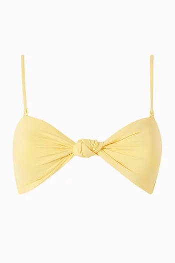Twist Bandeau Bikini Top