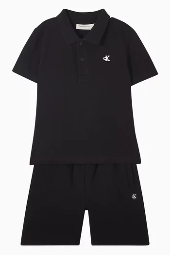 تي شيرت بولو بشعار الماركة