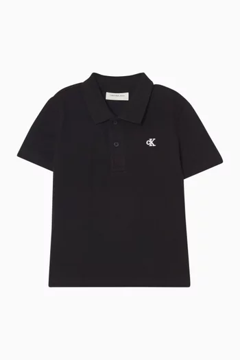 تي شيرت بولو بشعار الماركة