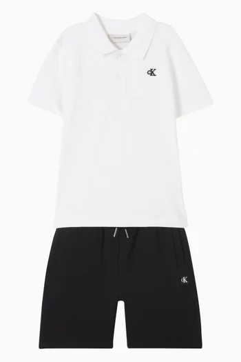 تي شيرت بولو بشعار الماركة