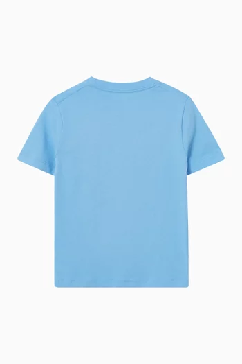 تي شيرت بشعار الماركة قطن عضوي