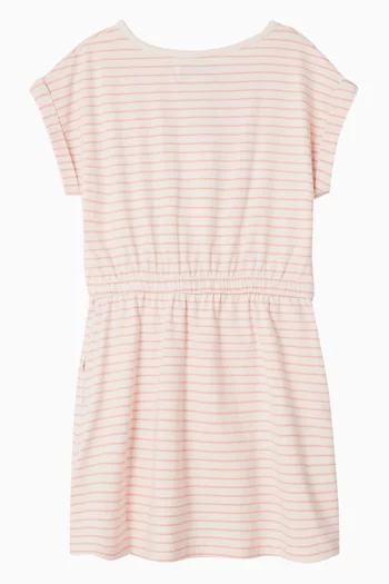 فستان بنمط تي شيرت فيدر مخطط