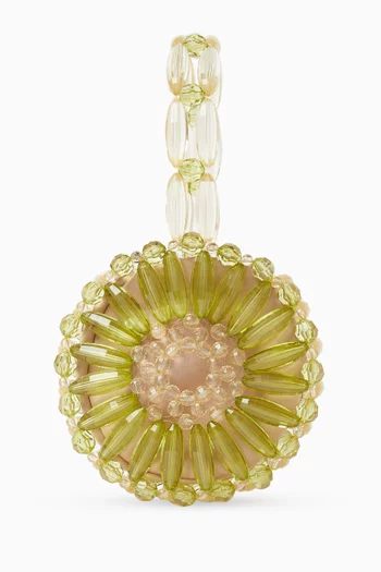 Mini Arya Beaded Top-handle Bag