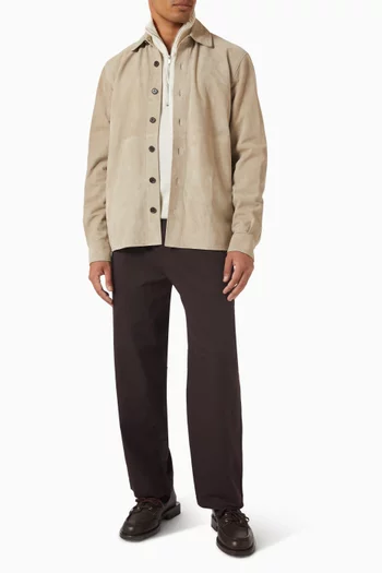 Lush Shirt in Lamb Suede