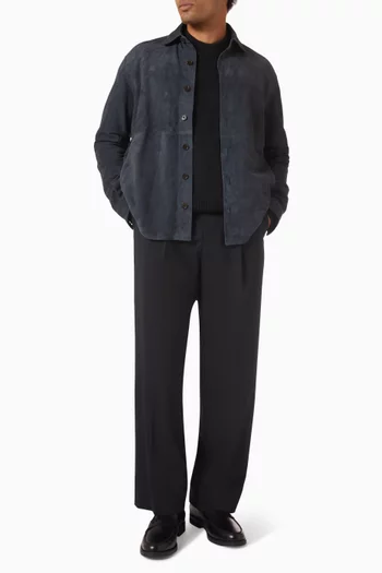 Lush Shirt in Lamb Suede