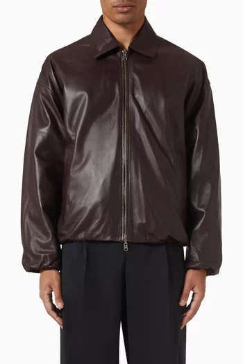 Backett Reversible Jacket in Leather