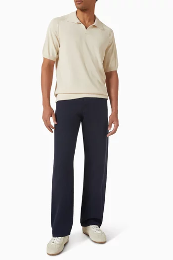 Five-pocket Pants in Cotton & Linen